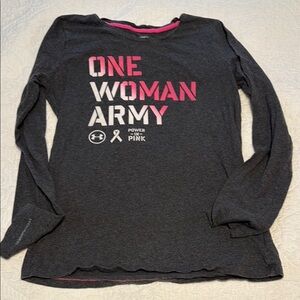 Under Armour Black Pink Long Sleeve Hoodie